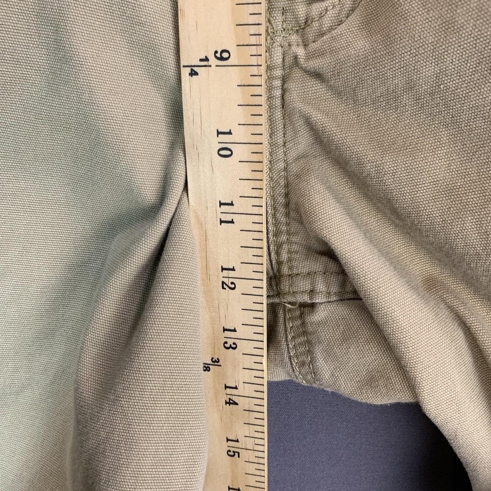 Carhartt Rugged Flex Relaxed Fit Carpenter Pants Mens 38x32 Beige Canvas Stretch - Picture 11 of 16